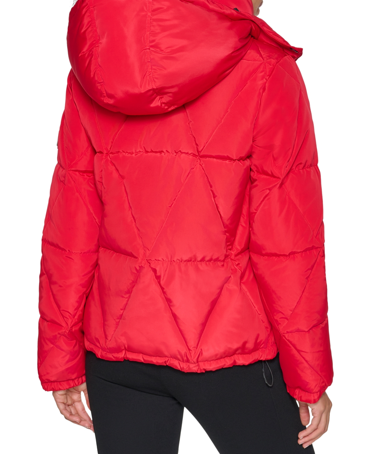 Karl Lagerfeld Paris Women's Hooded Puffer Coat
