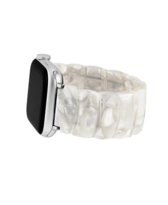 Women's Ivory Marbled Acetate Expansion Bracelet designed for Apple Watch&reg; 42mm (Series 1-3 only) & 44/45/46/49mm (Ultra & Ultra 2) 