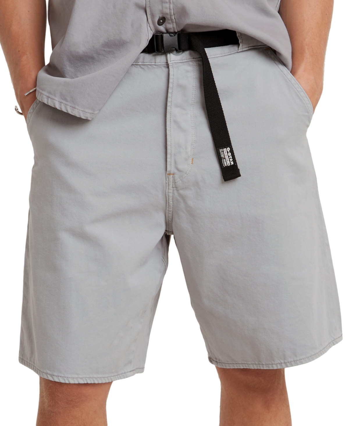 Men's Relaxed-Fit Belted Travail Shorts - Renaissanc