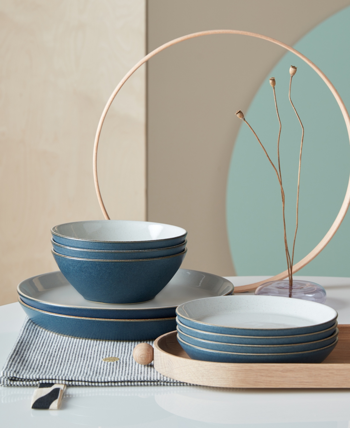 Denby Impression Pink Set of Dinner Plates