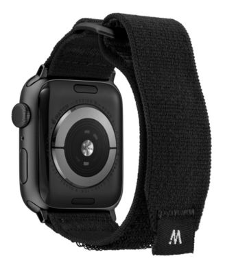Men's Black Tactical Nylon Band for Apple Watch 42/44/45mm/Ultra/Ultra 2