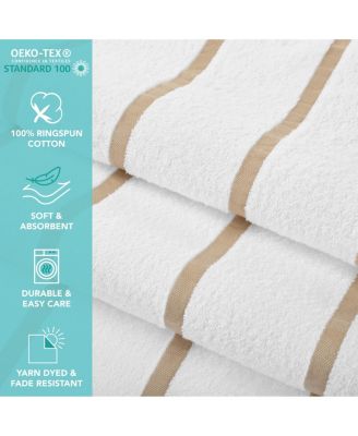 Las Rayas Cotton Beach Towels, 4-Pack, 30" x 60"