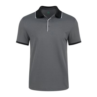 Men's Classic-Fit Cotton-Blend Pique Polo Shirt with Contrast Collar