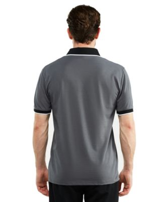 Men's Classic-Fit Cotton-Blend Pique Polo Shirt with Contrast Collar for Big & Tall