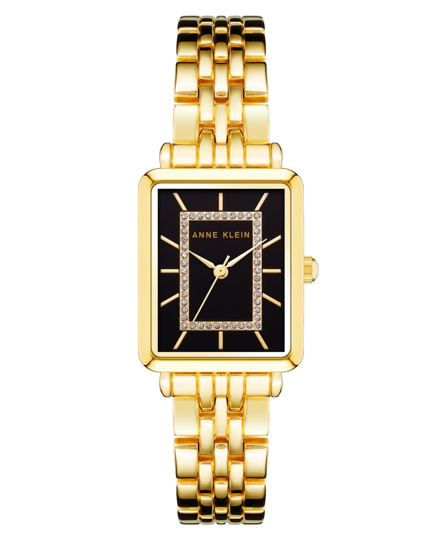Женские часы Anne Klein Quartz Gold-Tone Alloy Bracelet Watch, 24mm — фото 1
