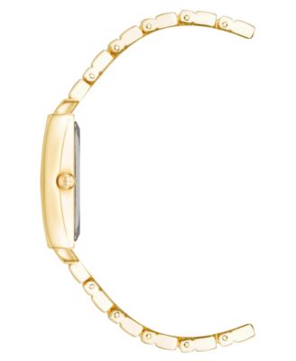 Women's Quartz Gold-Tone Alloy Bracelet Watch, 21mm