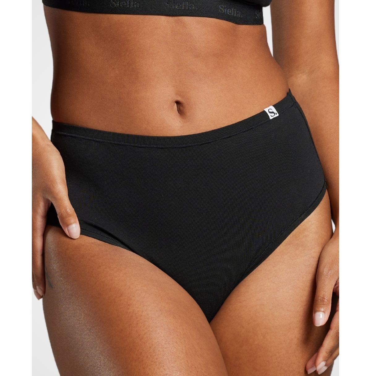 Women's Organic Cotton High Waist Brief - Terracotta