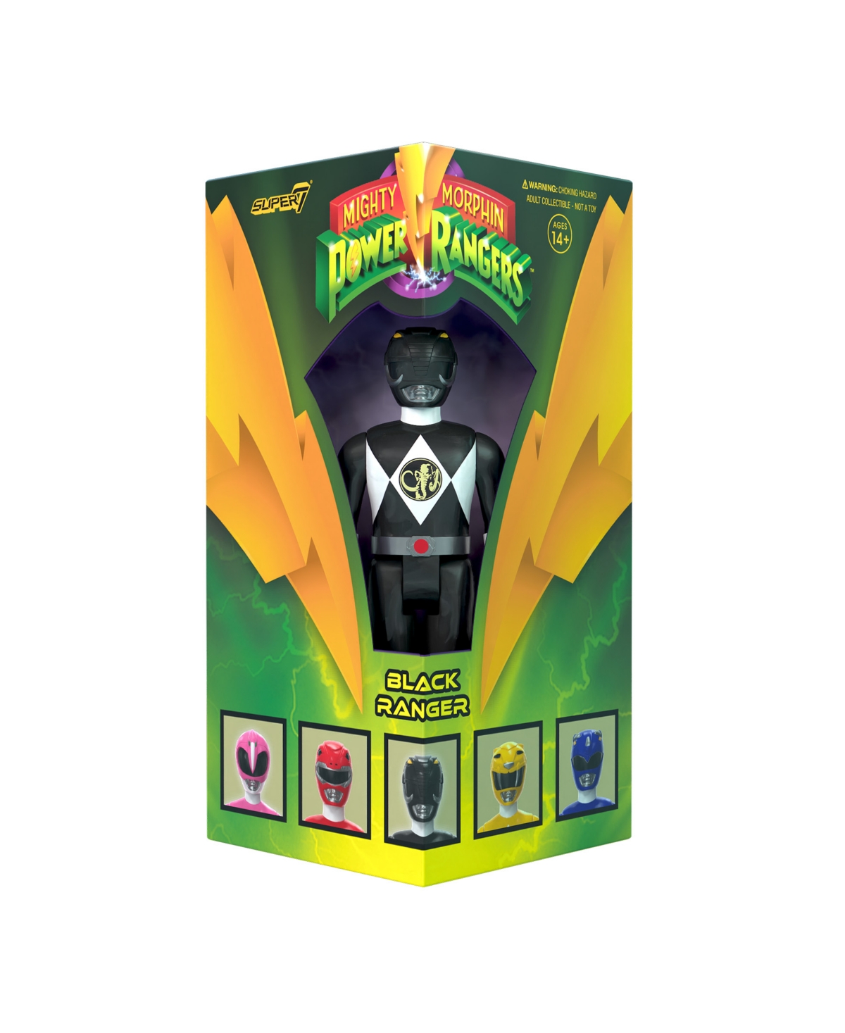 Super 7 Mighty Morphin Power Rangers Reaction Sdcc 2023 In No Color