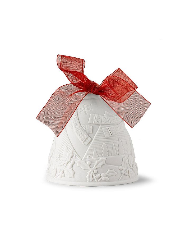 Lladró 2024 Christmas bell redeco red Macy's