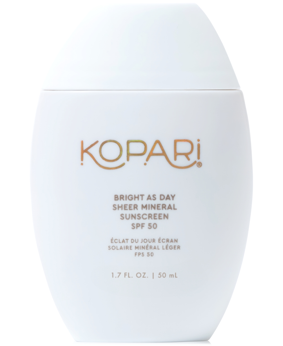 Shop Kopari Beauty Bright As Day Sheer Mineral Sunscreen Spf 50, 1.7 Oz. In No Color