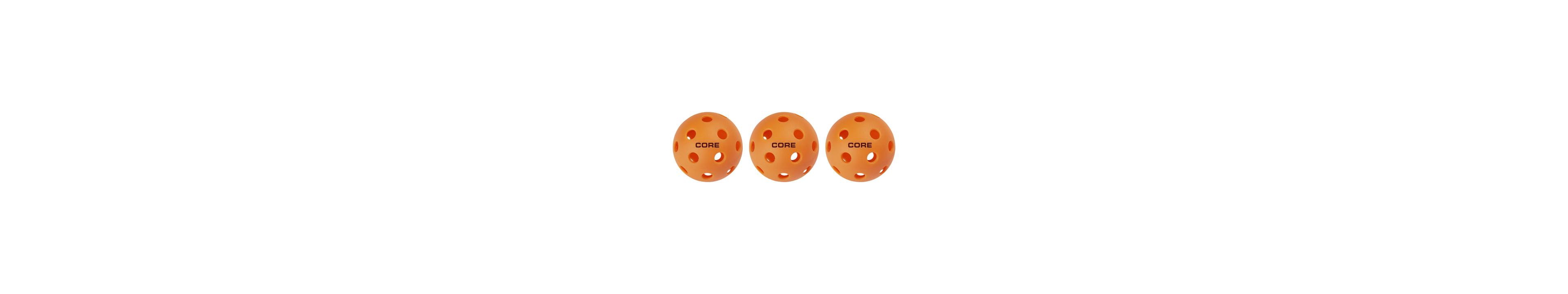 Core Pickleball Orange Indoor 26 Hole Pickleballs