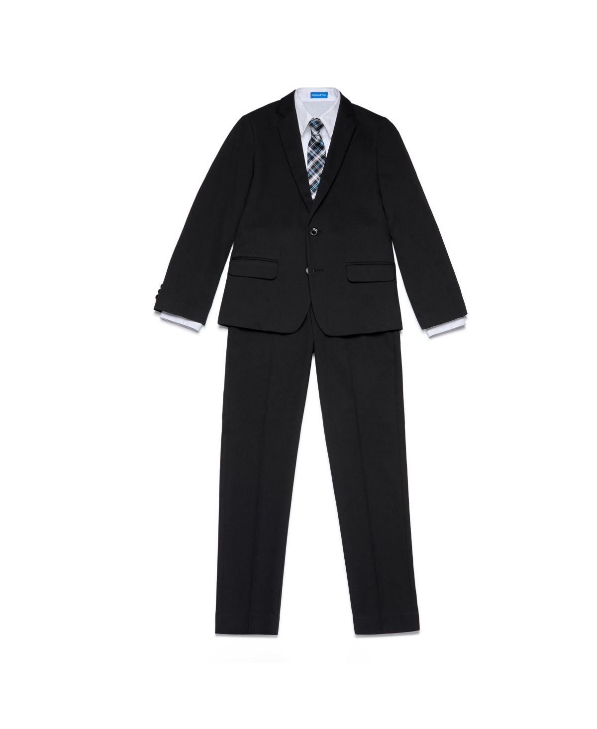 Haggar Boys 4 Piece Suit Set -white