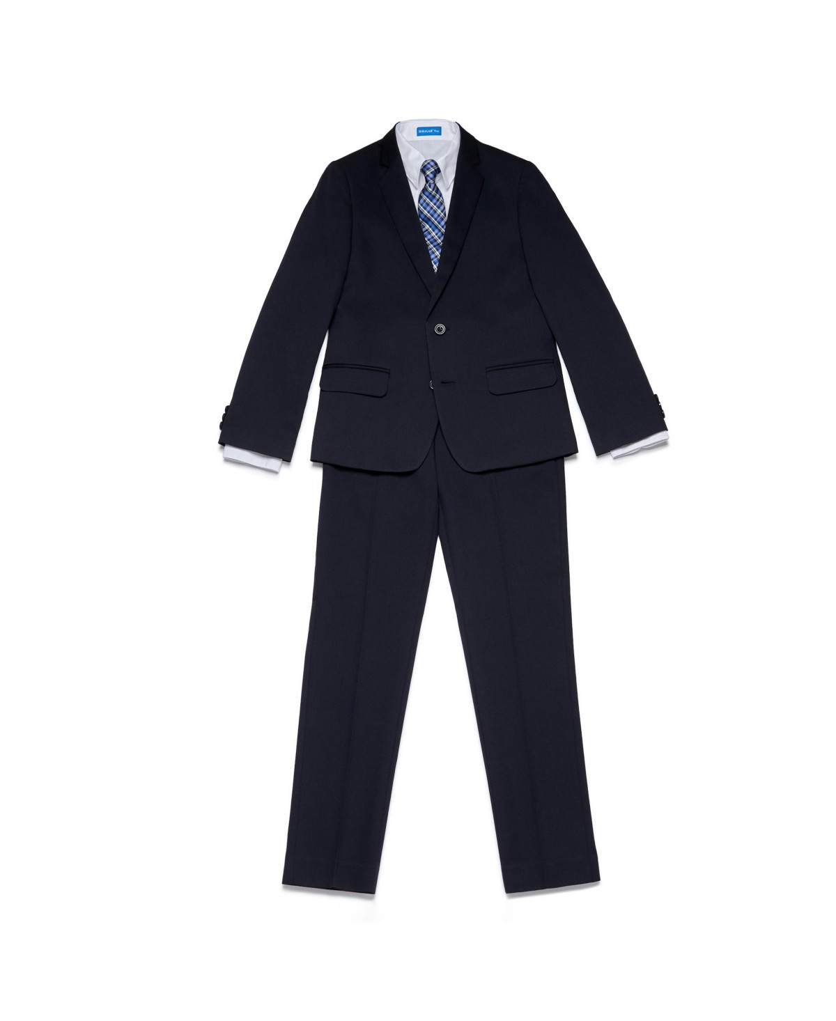 Детские Haggar SmartWash Boys' 8-20 Suit Jacket, Pant, Shirt and Tie, 4-Piece Set — фото 9
