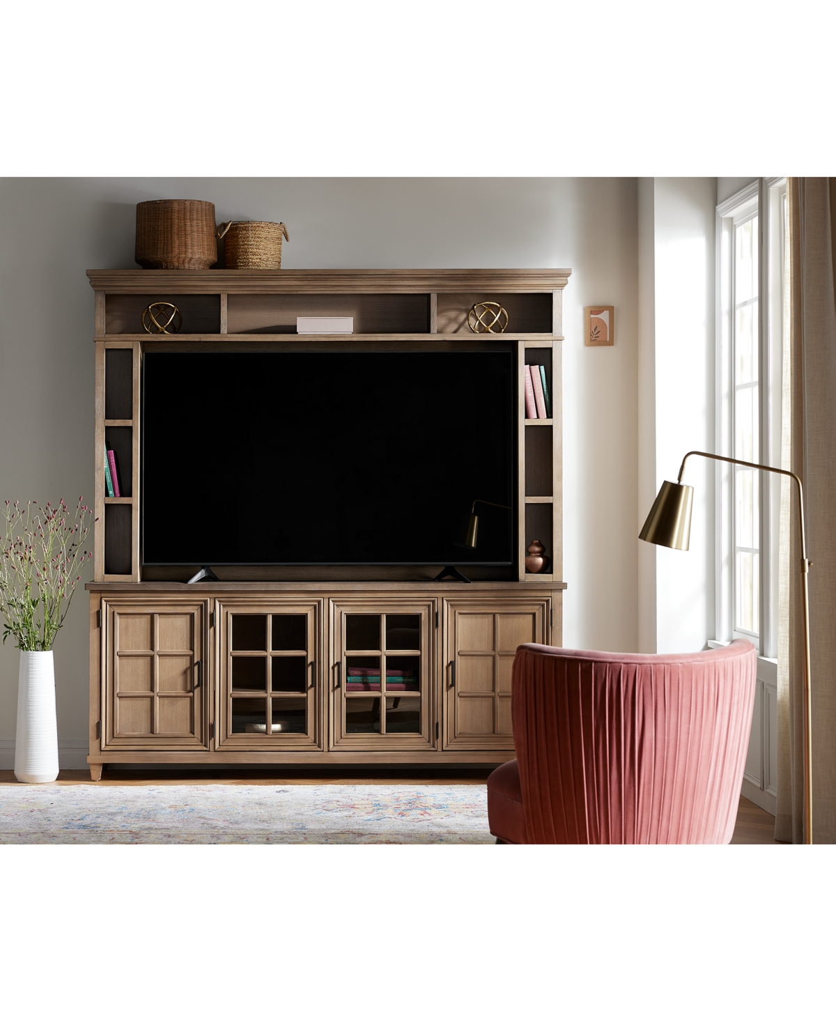 Dawnwood 2PC Tv Console Set (84