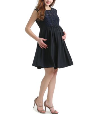 Maternity Lara Lace Trim Dress