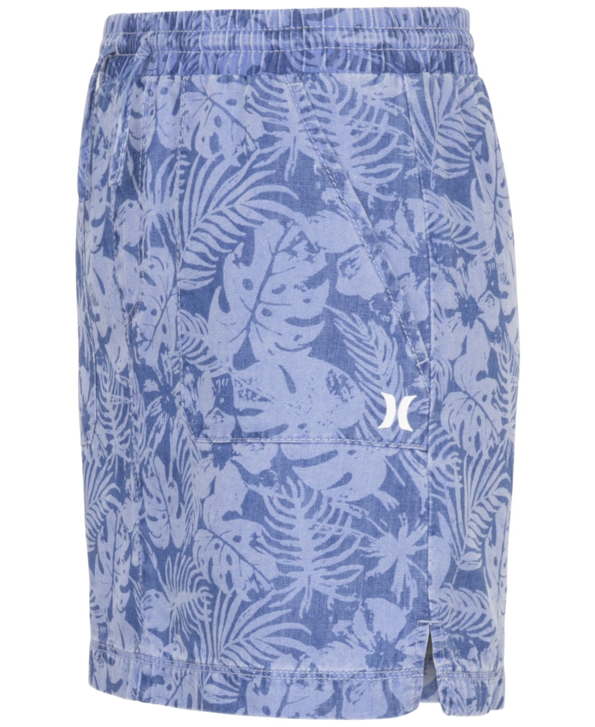 Hurley Big Girls Printed Chambray Pull-On Skirt