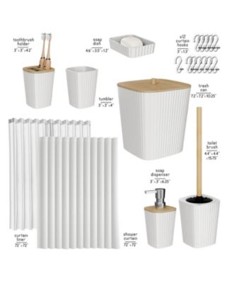 20 Piece Complete Bathroom & Vanity Accessories Set