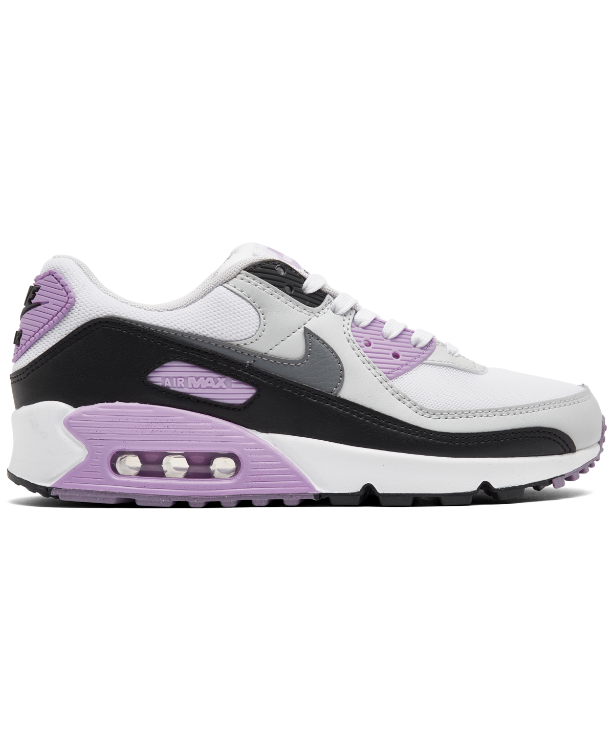 Women's Air Max 90 Casual Sneakers from Finish Line - White/Lilac