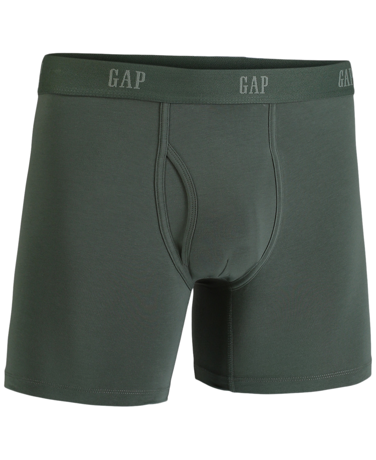 Shop Gap Men's 3-pk. Stretch Boxer Briefs In Dark Forest