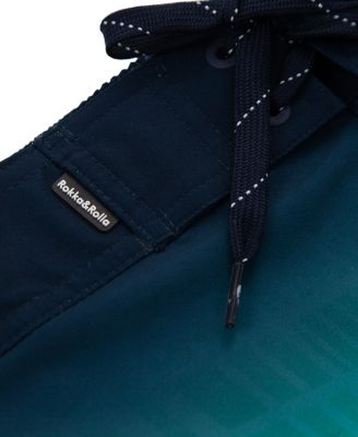 Men's 9" NO Liner Board Shorts Elastic Waist Quick Dry Swim Trunks