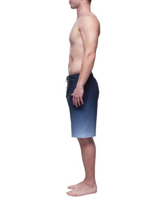Men's 9" NO Liner Board Shorts Elastic Waist Quick Dry Swim Trunks