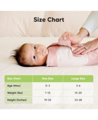 3pk Soothe Zippy Baby Swaddles 0-6 Months, Newborn Sleep Sacks, Zipper Swaddle, Wearable Swaddle Blanket