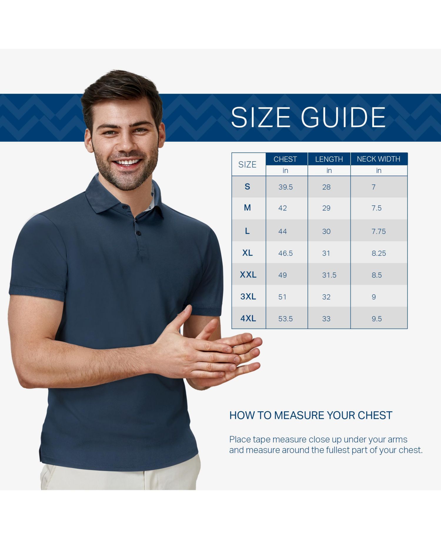 Men's Lightweight Performance Stretch Golf Polo Shirt - 3 Pack