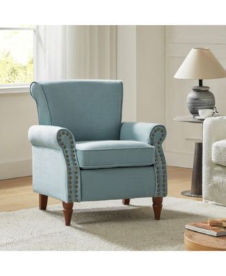 Mooresville Upholstered Armchair with Solid Wood Legs