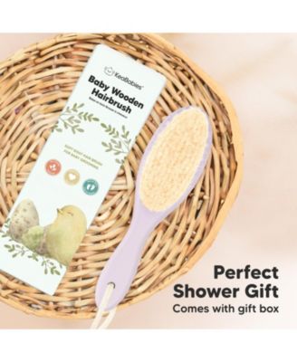 Baby Hair Brush, Oval Cradle Cap Brush, Soft Baby Brush for Infant, Newborn Hairbrush for Girls, Boys, Baby Scalp Brush