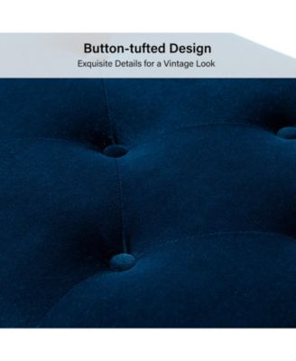 Kajana Transitional Velvet Upholstered Flip Top Storage Bench