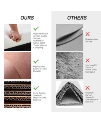 Modern Velvet Barrel Chair with Channel Tufted Back