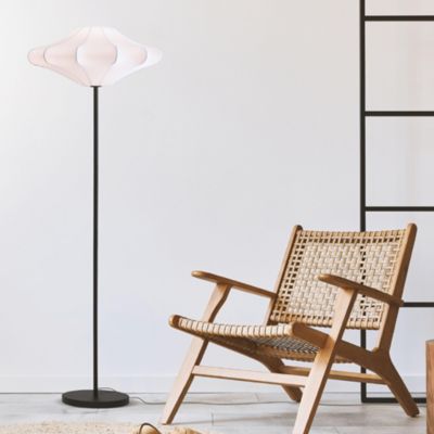 Atlas 67" Modern LED Floor Lamp with Resin Shade