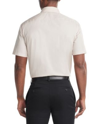 Poplin Solid Short-Sleeve Dress Shirt