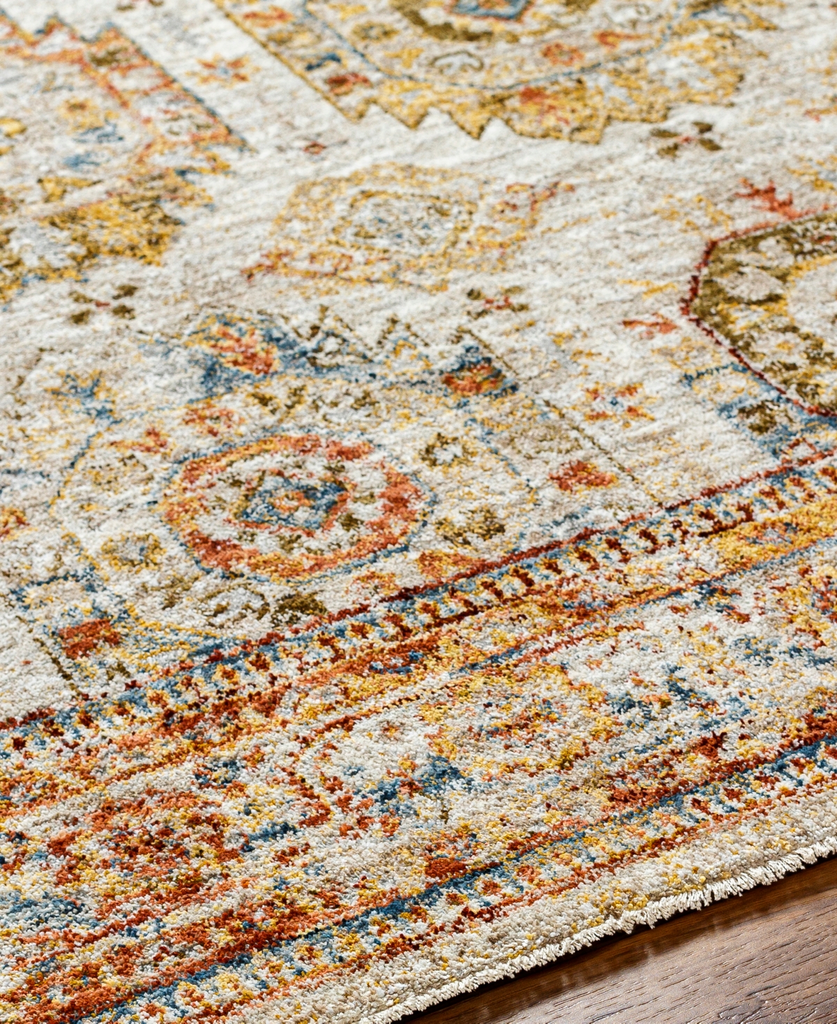 Surya Mona Lisa Mni-2302 7'10x10'3 Area Rug In Rust-cream