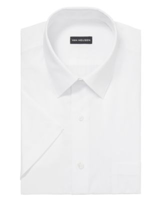 Poplin Solid Short-Sleeve Dress Shirt
