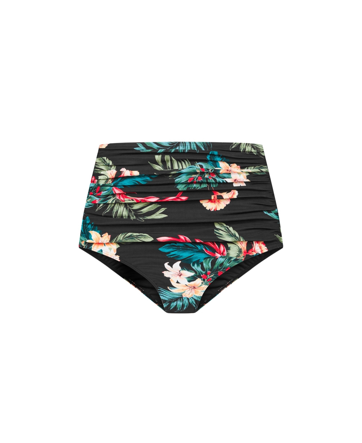 City Chic Women's Ingrid Ruched Print Brief