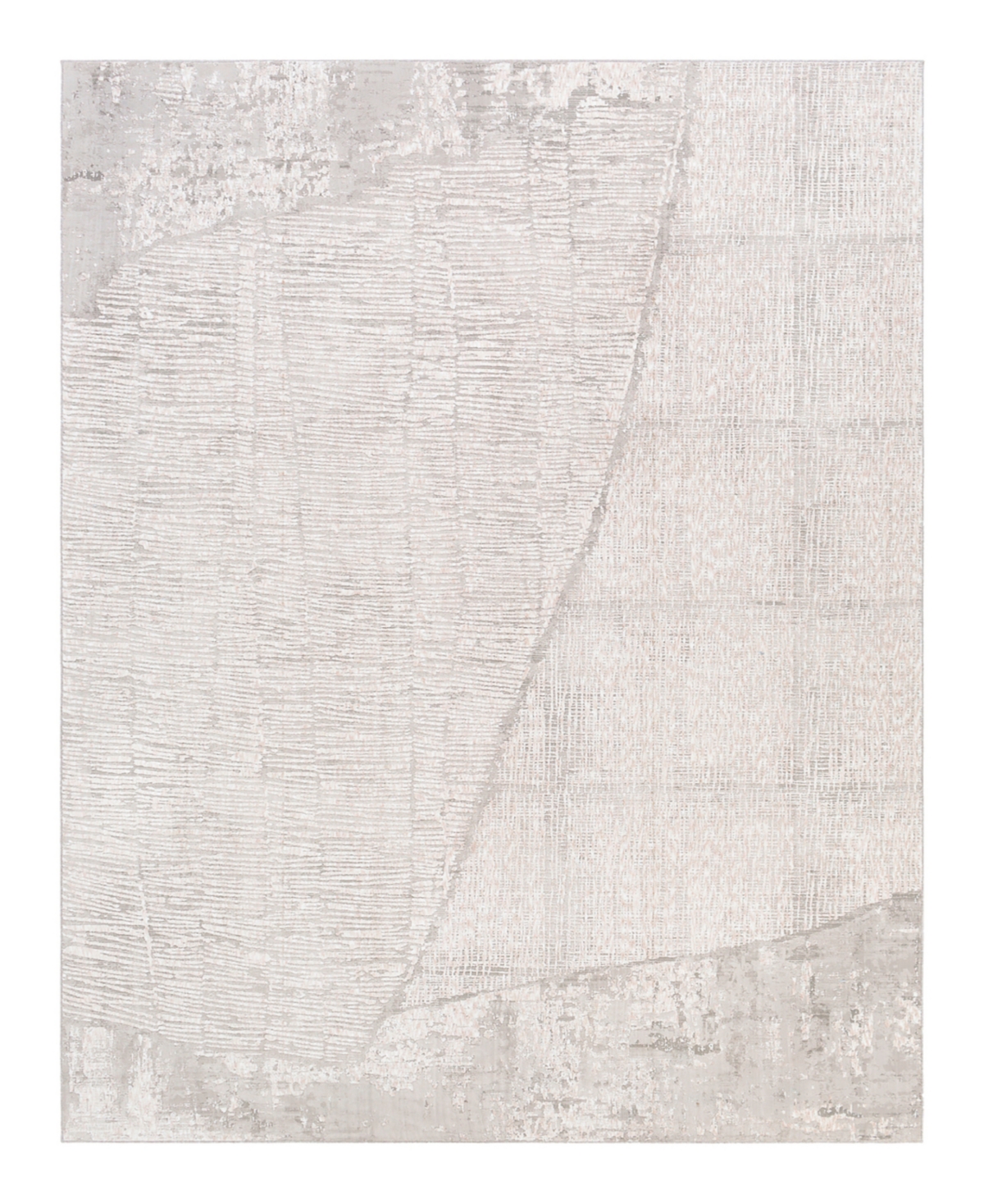 Surya Carmel Crl-2301 6'7x9'6 Area Rug In Silver