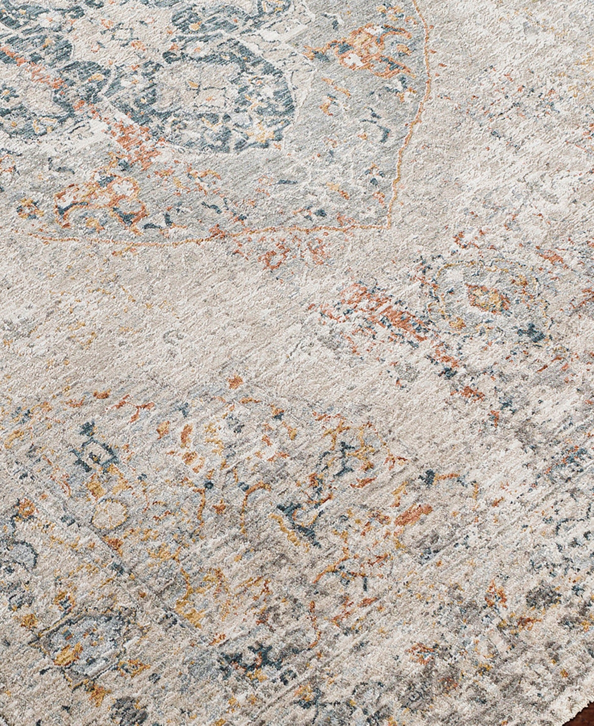 Surya Laila Laa-2306 6'7x6'7 Round Area Rug In Teal