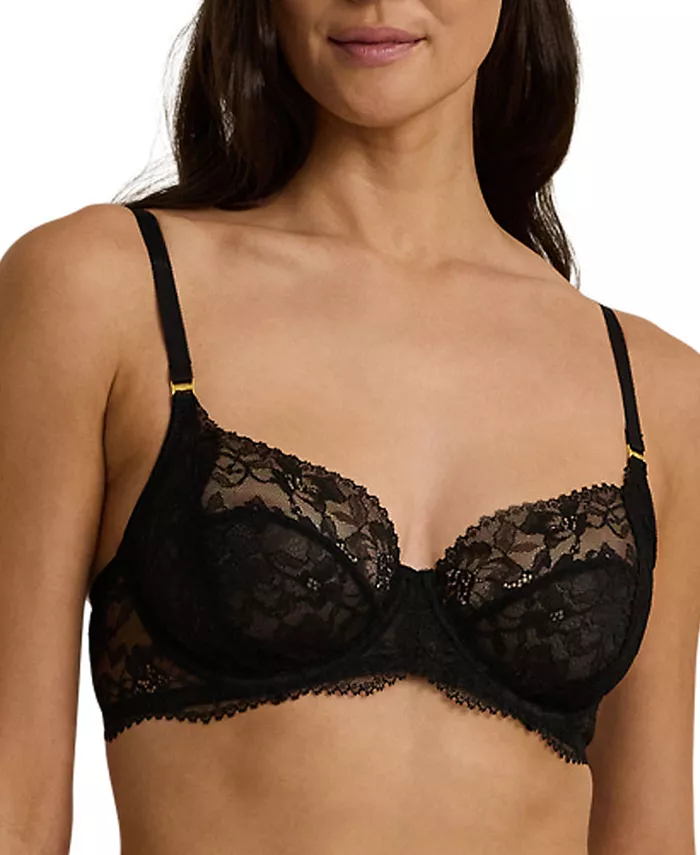 Women's Unlined Lace Full-Coverage Bra - thumbnail 6