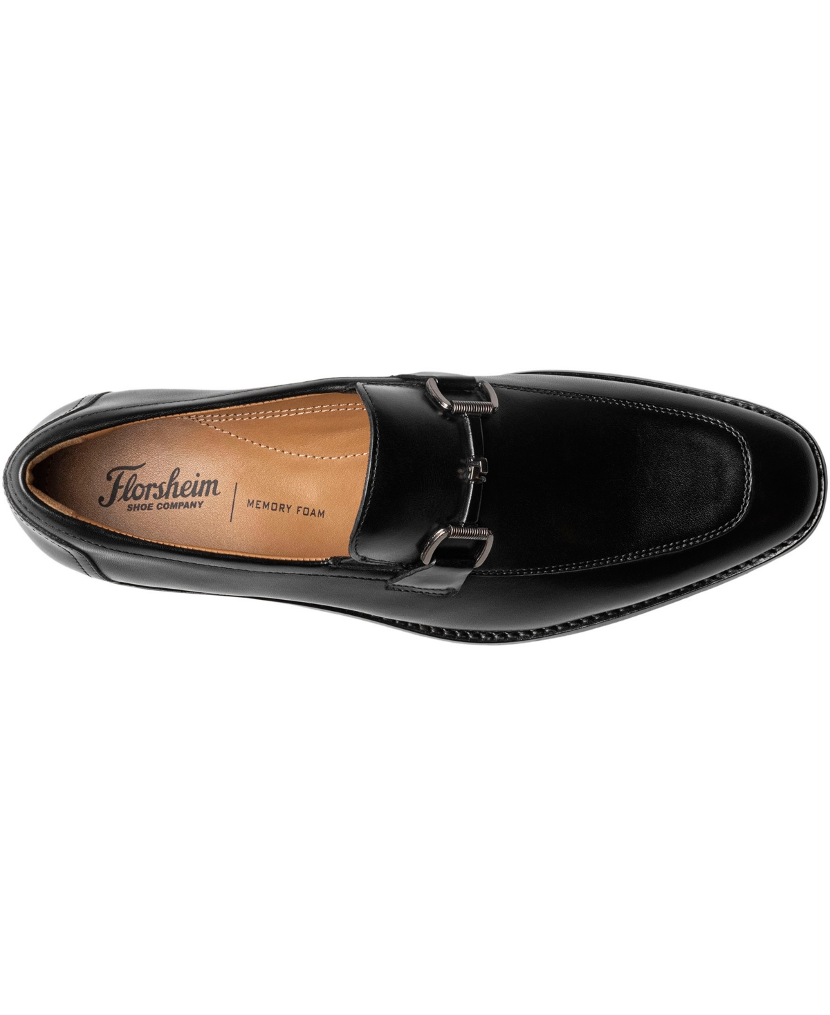 Shop Florsheim Men's Conetta Moc Toe Bit Slip On Loafer In Black