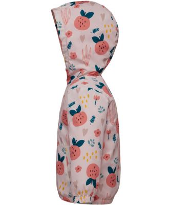 Toddler Girls Fleece Lined Windbreaker Rain Jacket