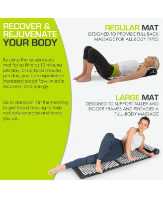 Full Body Acupressure Mat and Pillow Set