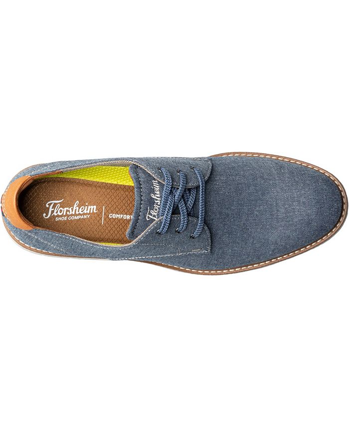 Florsheim Men's Vibe Canvas Plain Toe Oxford Dress Shoe Macy's — free download