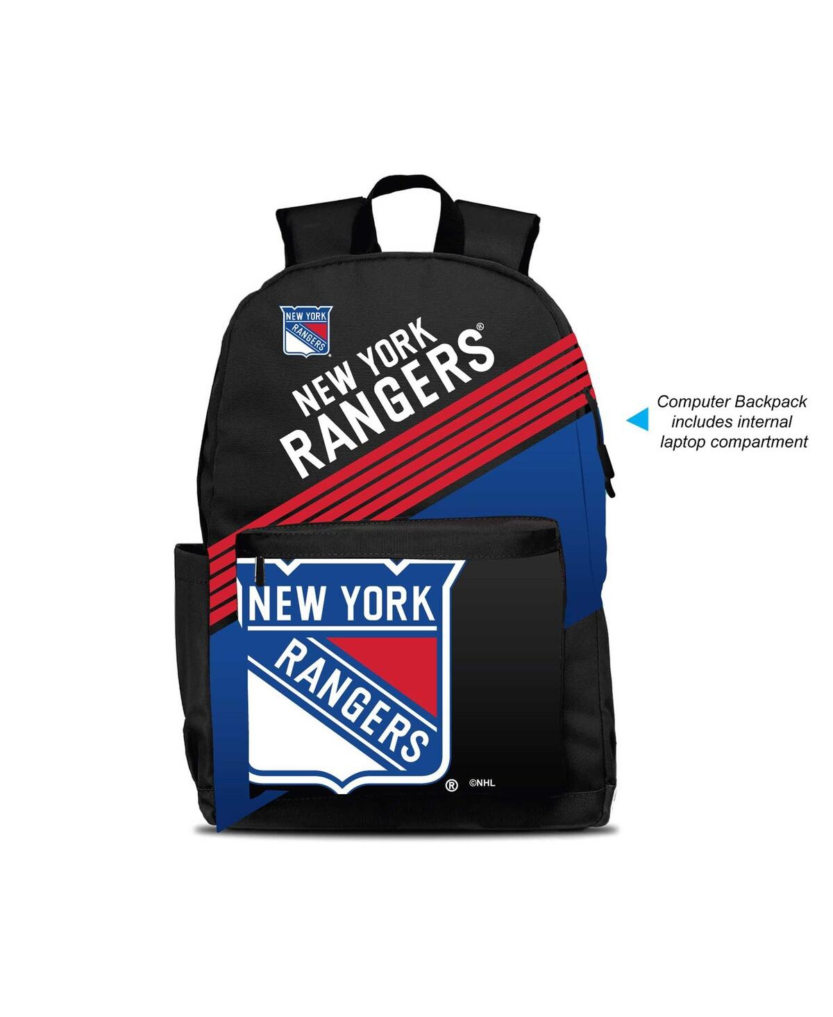 New York Rangers Ultimate Fan Backpack - Black Blue