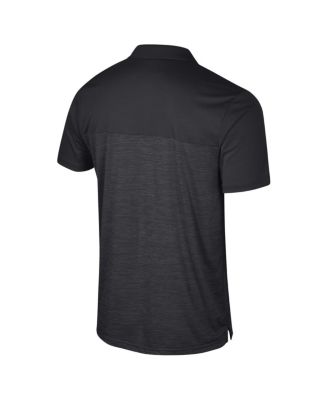 Men's Gray Texas Longhorns Big Tall Tuck Striped Polo