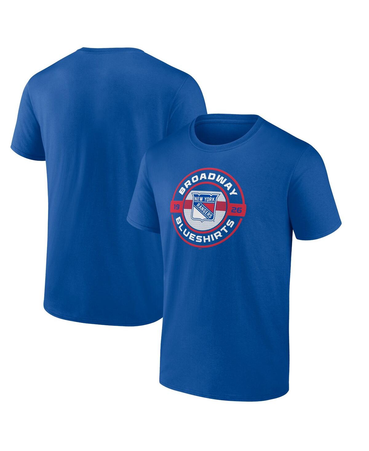 Branded Men's Blue New York Rangers Local Domain T-Shirt - Deep Royal