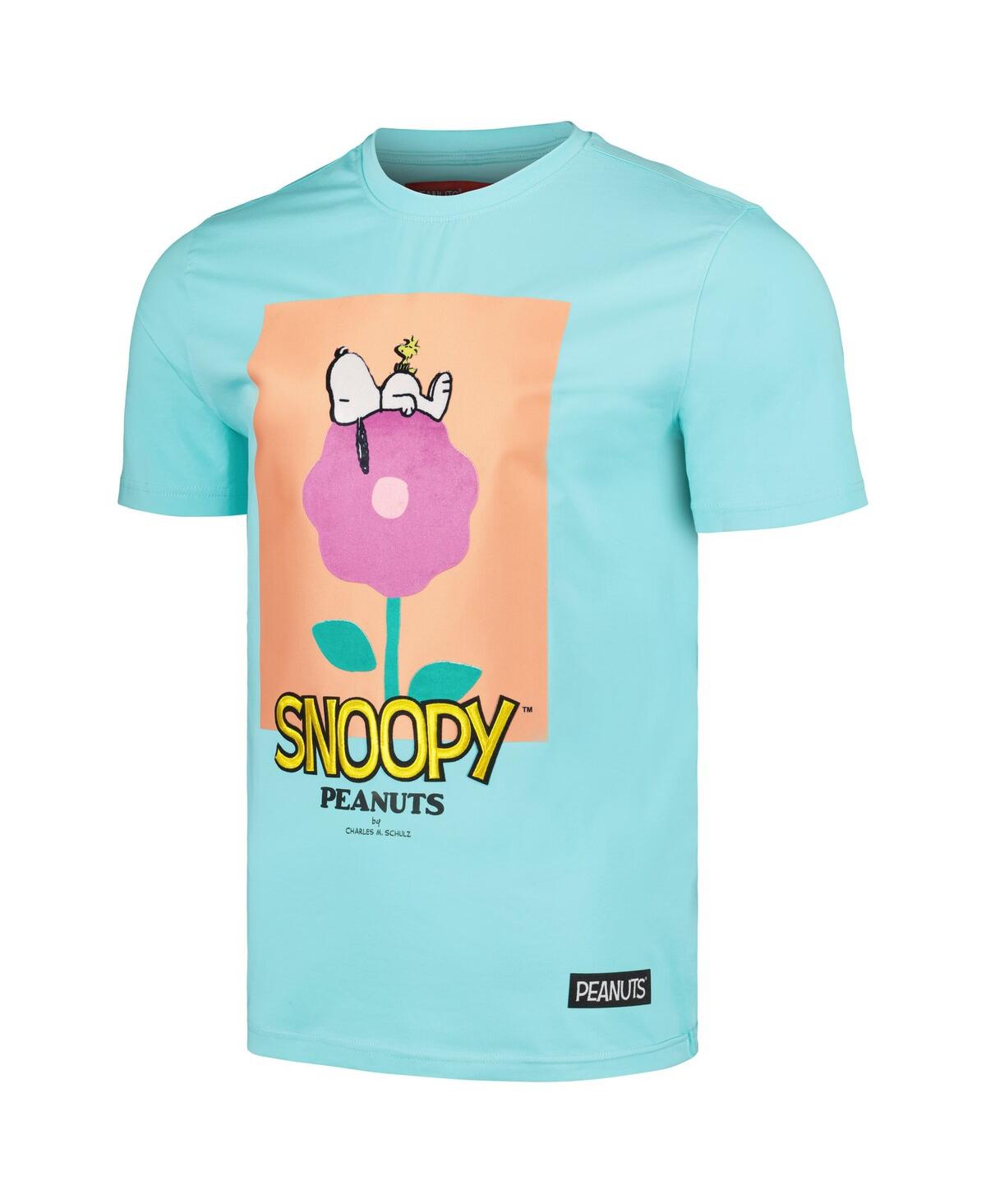Freeze Max Men's Mint Peanuts Snoopy T-shirt In Mint
