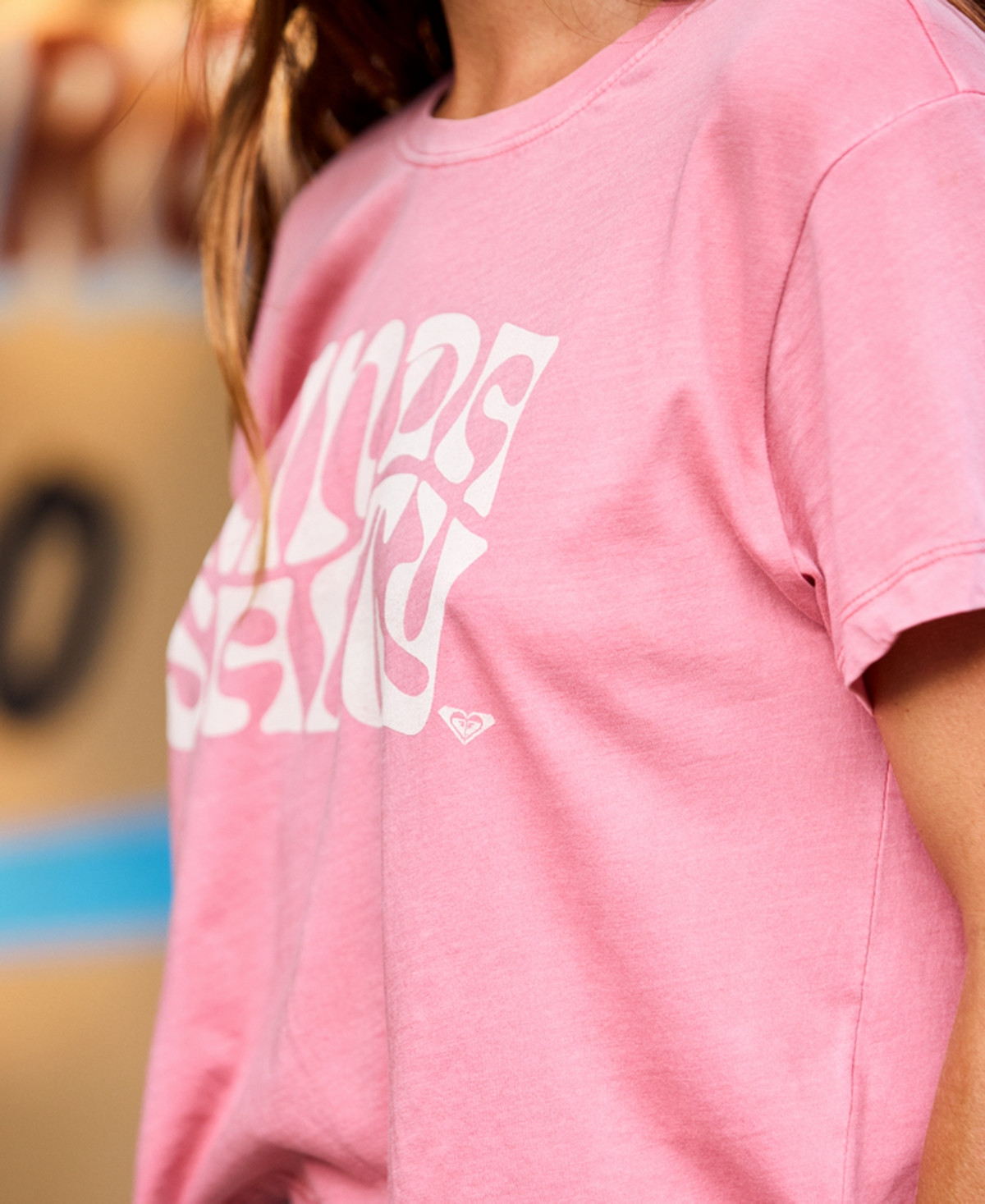 Roxy Juniors' Kinda Salty Cotton Graphic-Print Tee