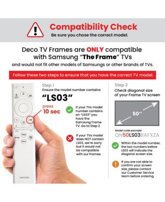 85" Frame for Samsung The Frame TV 2021-2026