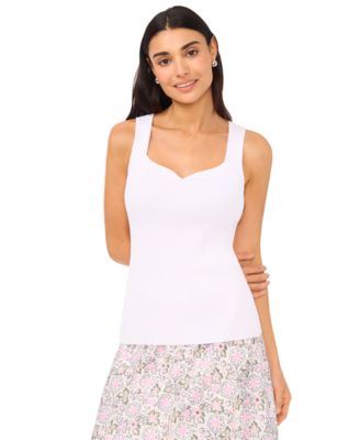 CeCe - Women's Sweetheart-Neck Knit Tank